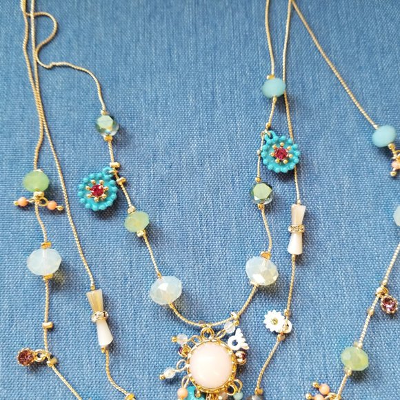 Betsey Johnson Tri-Necklace - NWT - Picture 8 of 16